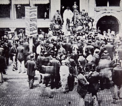 New York Gold Exchange, 1863 by American Photographer